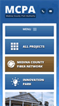 Mobile Screenshot of medinacountyportauthority.org